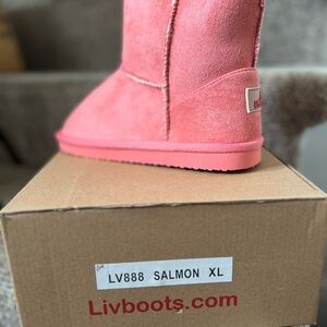 Livboots Salmon Pink Boots